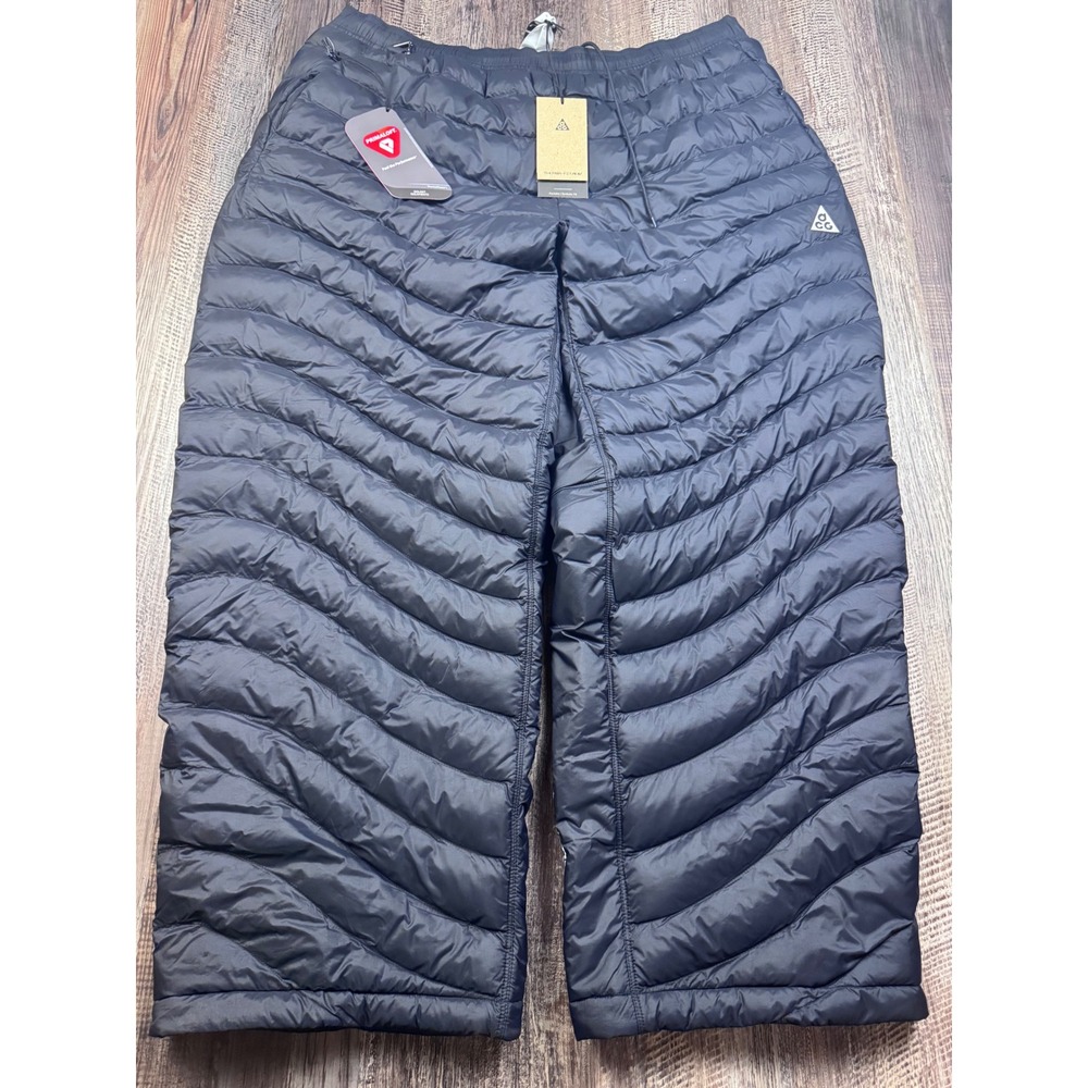 Nike ACG Lava Flow Texas Primaloft Puffer Pants Black HV4461-010 Mens XL NEW